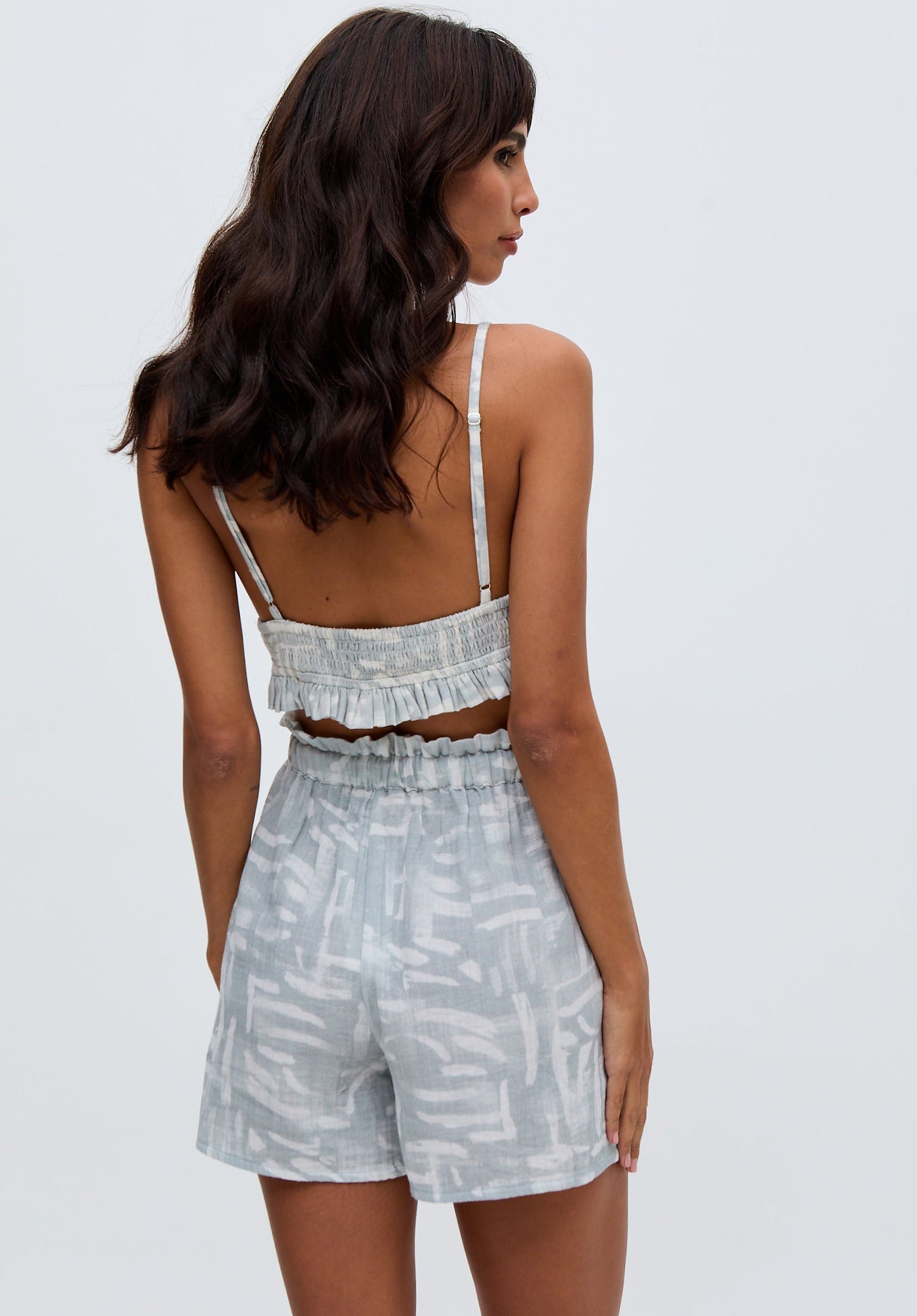 Bonnie A-Line Warhol Print Bralette Top in Multi