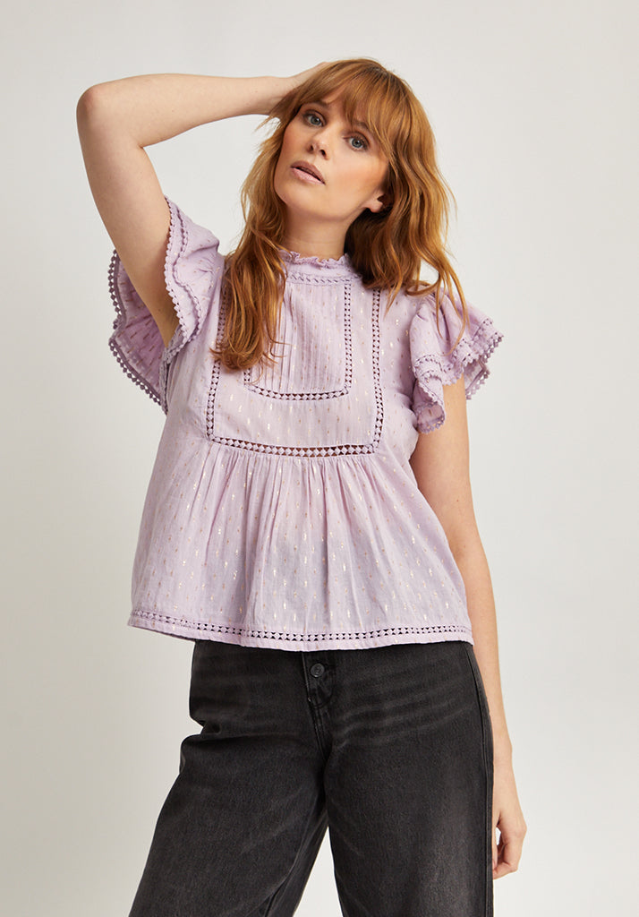 Ruby Blouse in Lilac