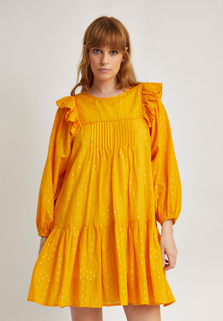 Citra Mini Dress in Yellow