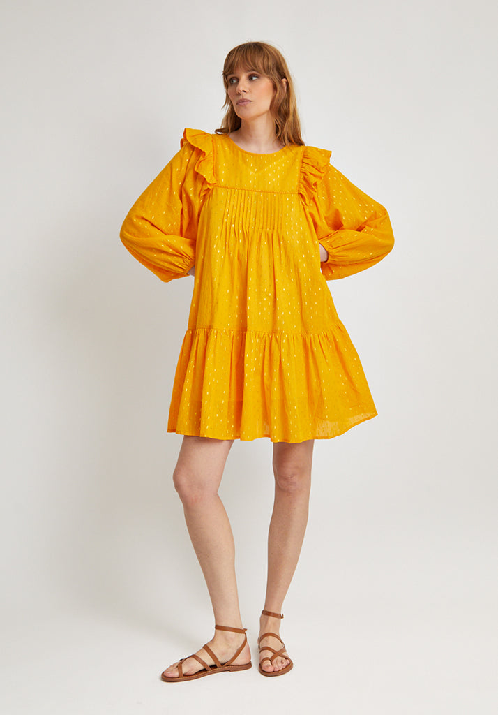 Citra Mini Dress in Yellow