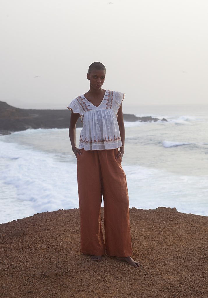 Mariana Blouse in Cream