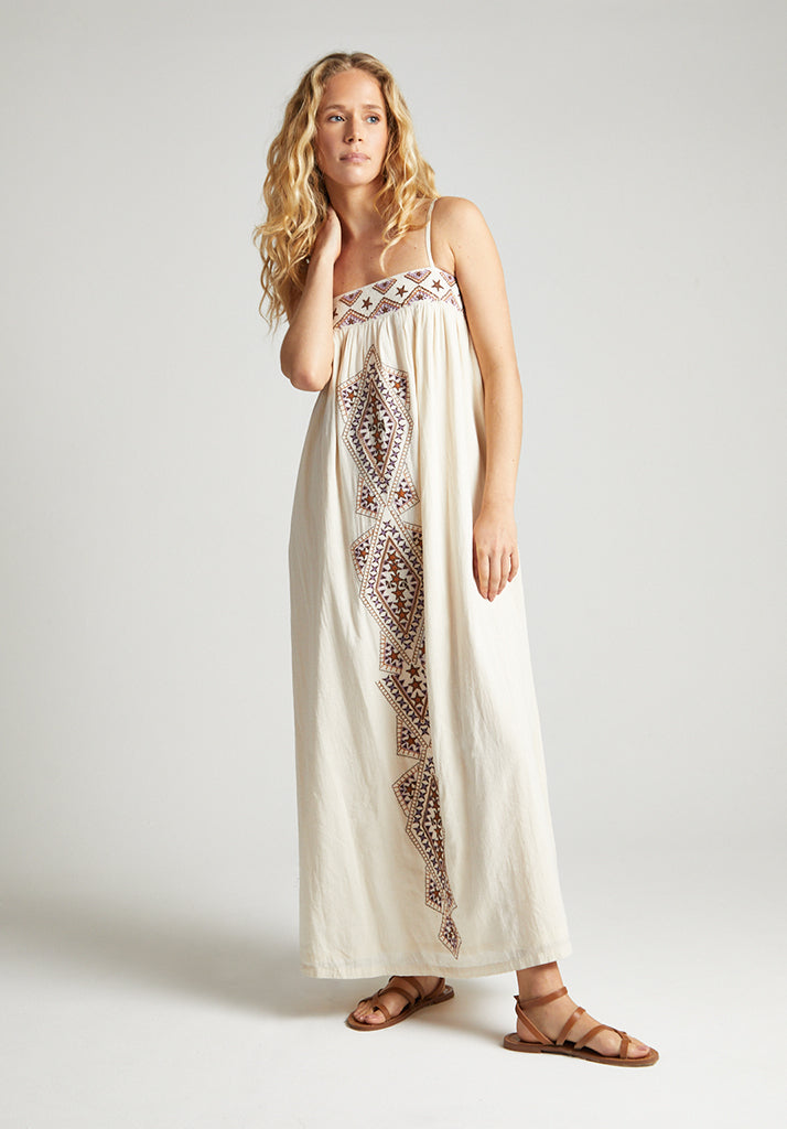 Sapphire Maxi Dress in Cream