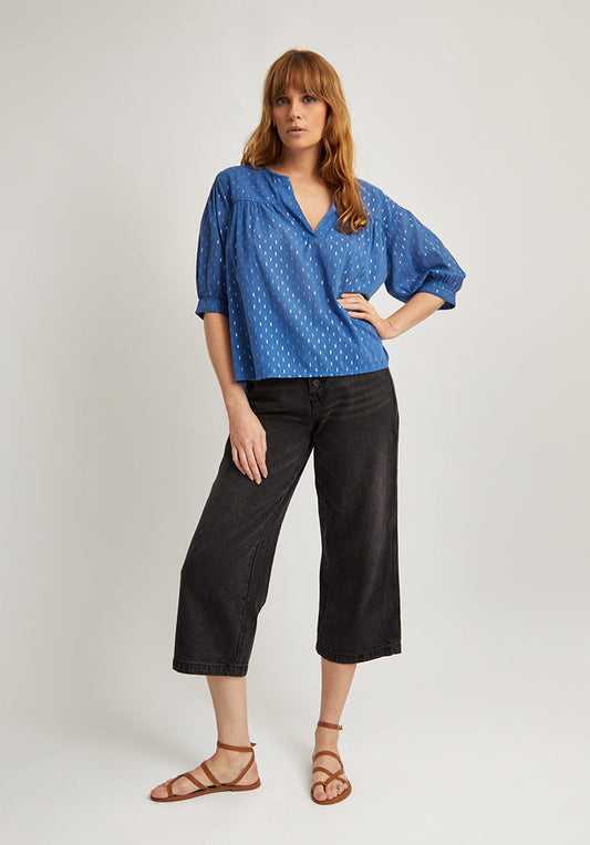 Eloise Blouse in Blue