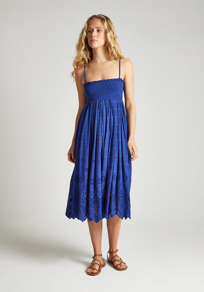 Mirella Midi Dress in Blue