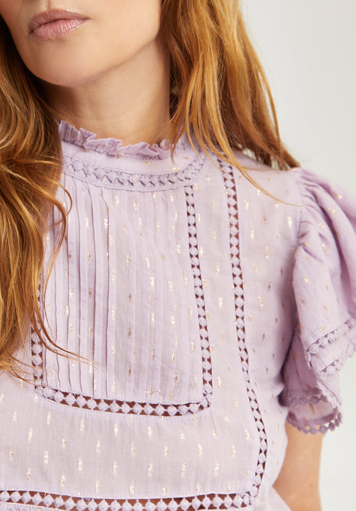 Ruby Blouse in Lilac