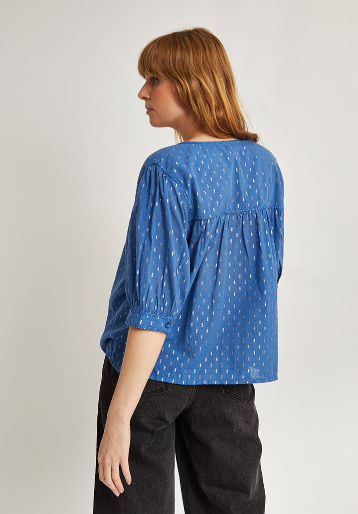 Eloise Blouse in Blue