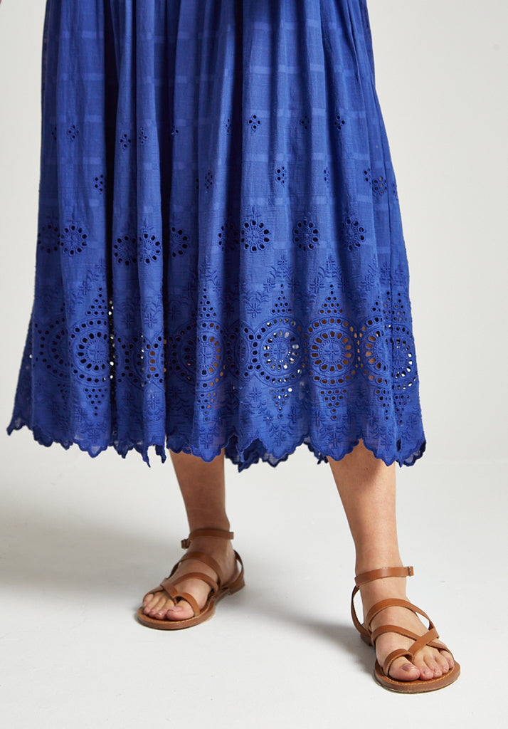 Mirella Midi Dress in Blue