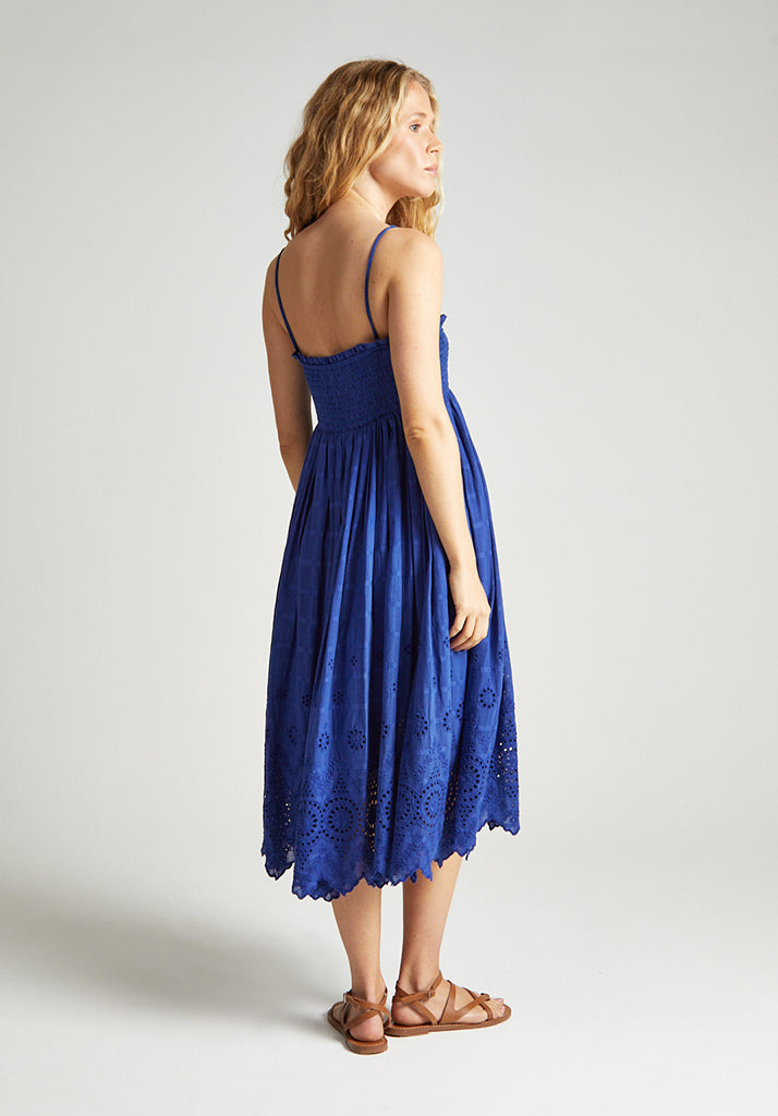 Mirella Midi Dress in Blue