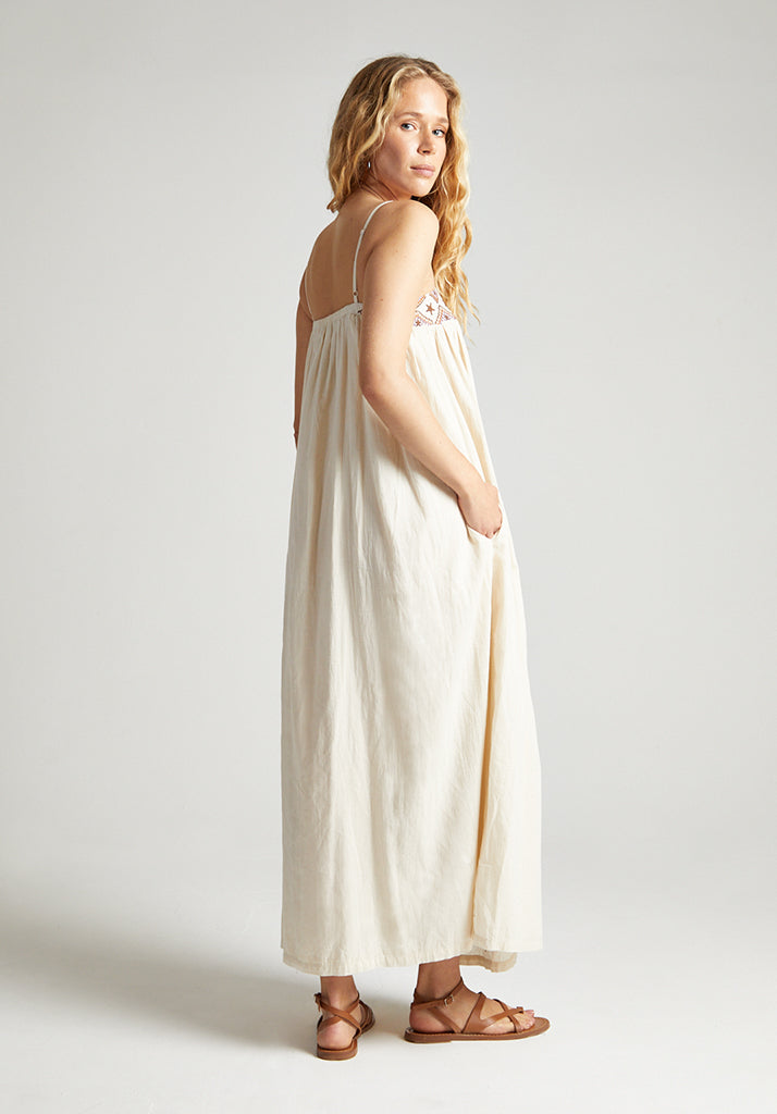 Sapphire Maxi Dress in Cream