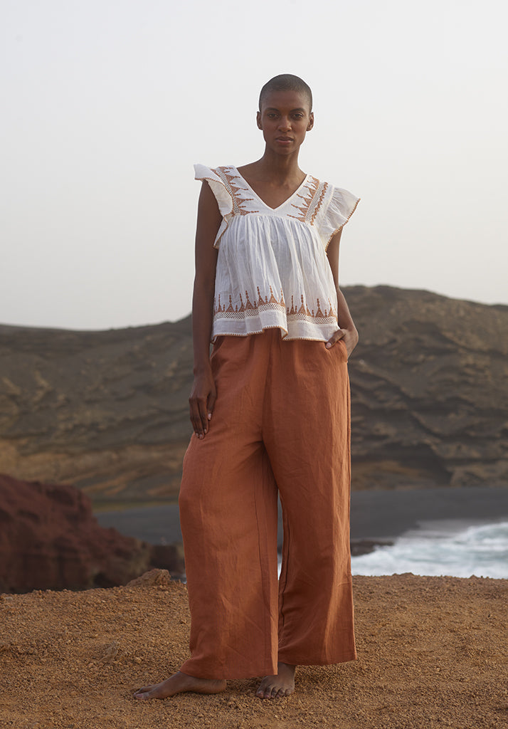 Mariana Blouse in Cream