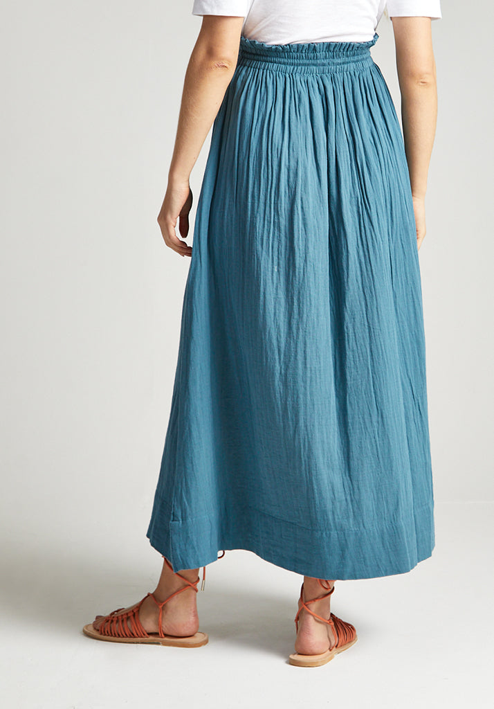 Azalea Maxi Skirt in Teal