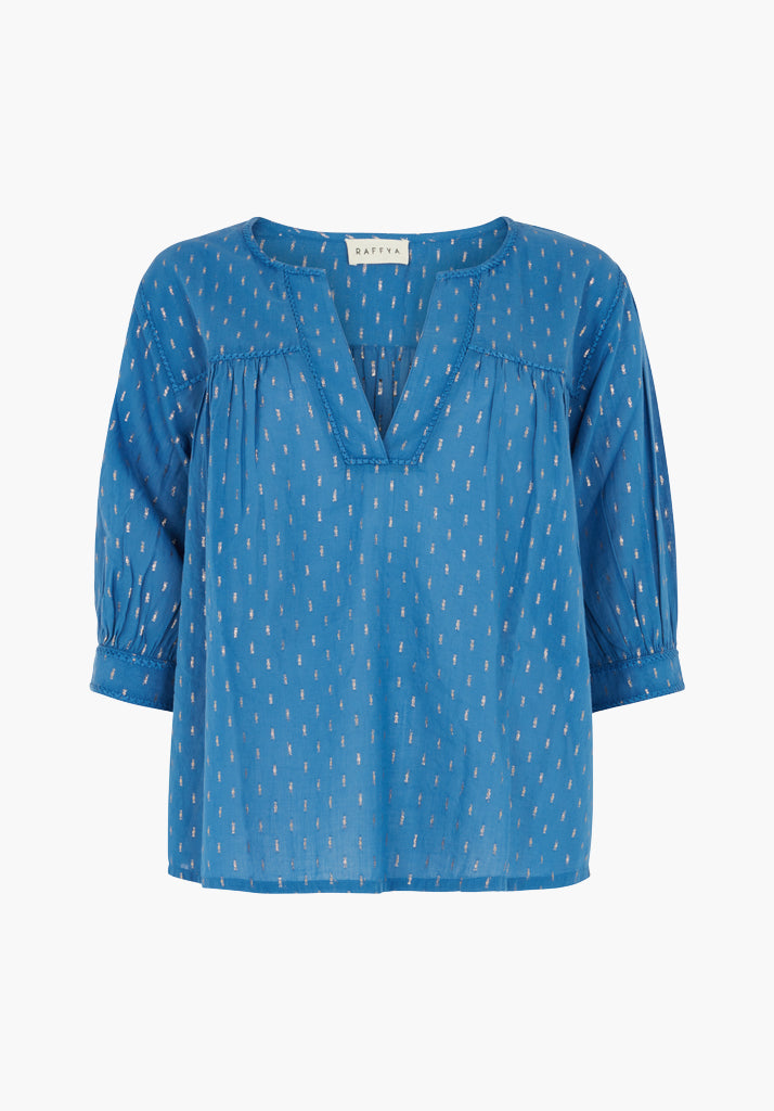 Eloise Blouse in Blue