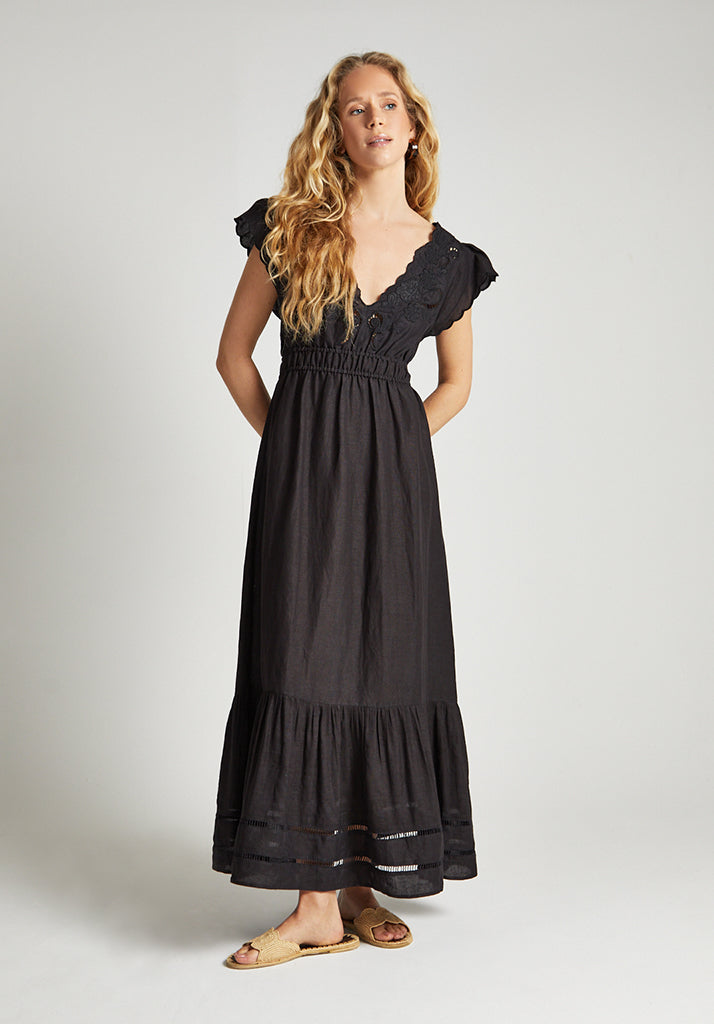 Jacinta Maxi Dress in Black