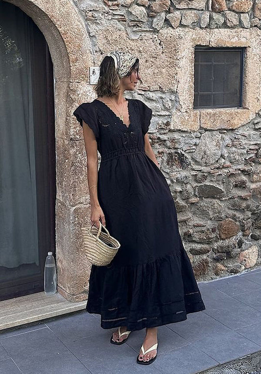 Jacinta Maxi Dress in Black 