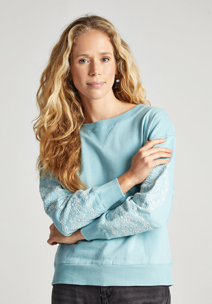 Mika Sweatshirt in Sky Blue