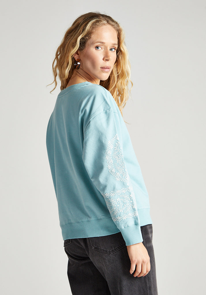 Mika Sweatshirt in Sky Blue