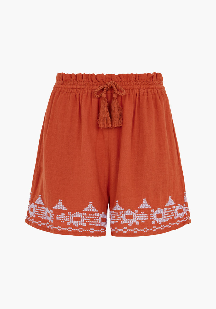 Chloe Shorts in Rust