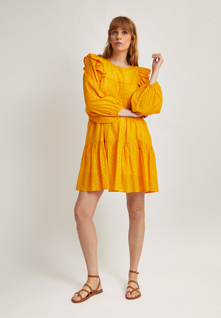 Citra Mini Dress in Yellow