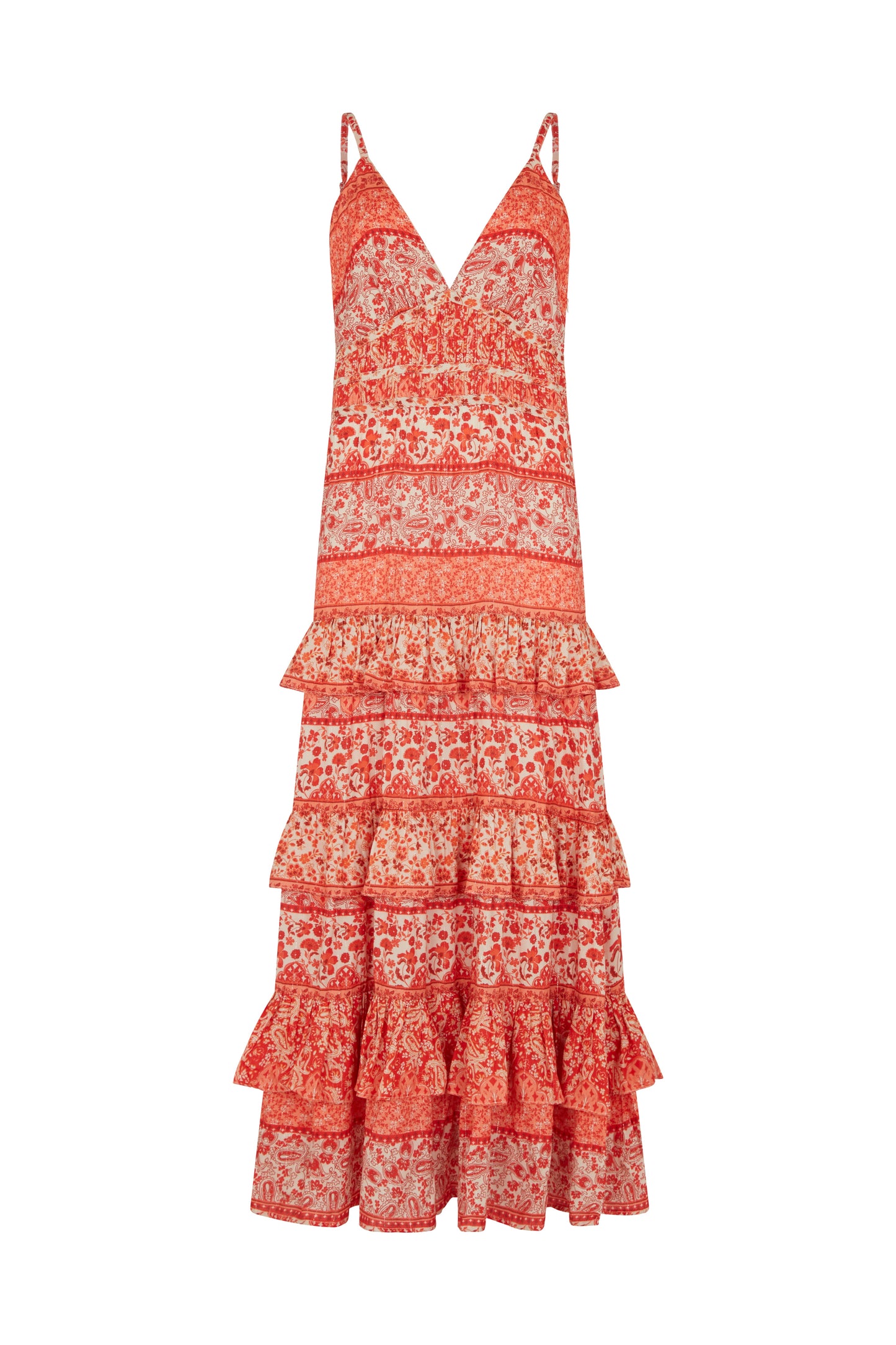 Feifei Maxi Dress in Orange