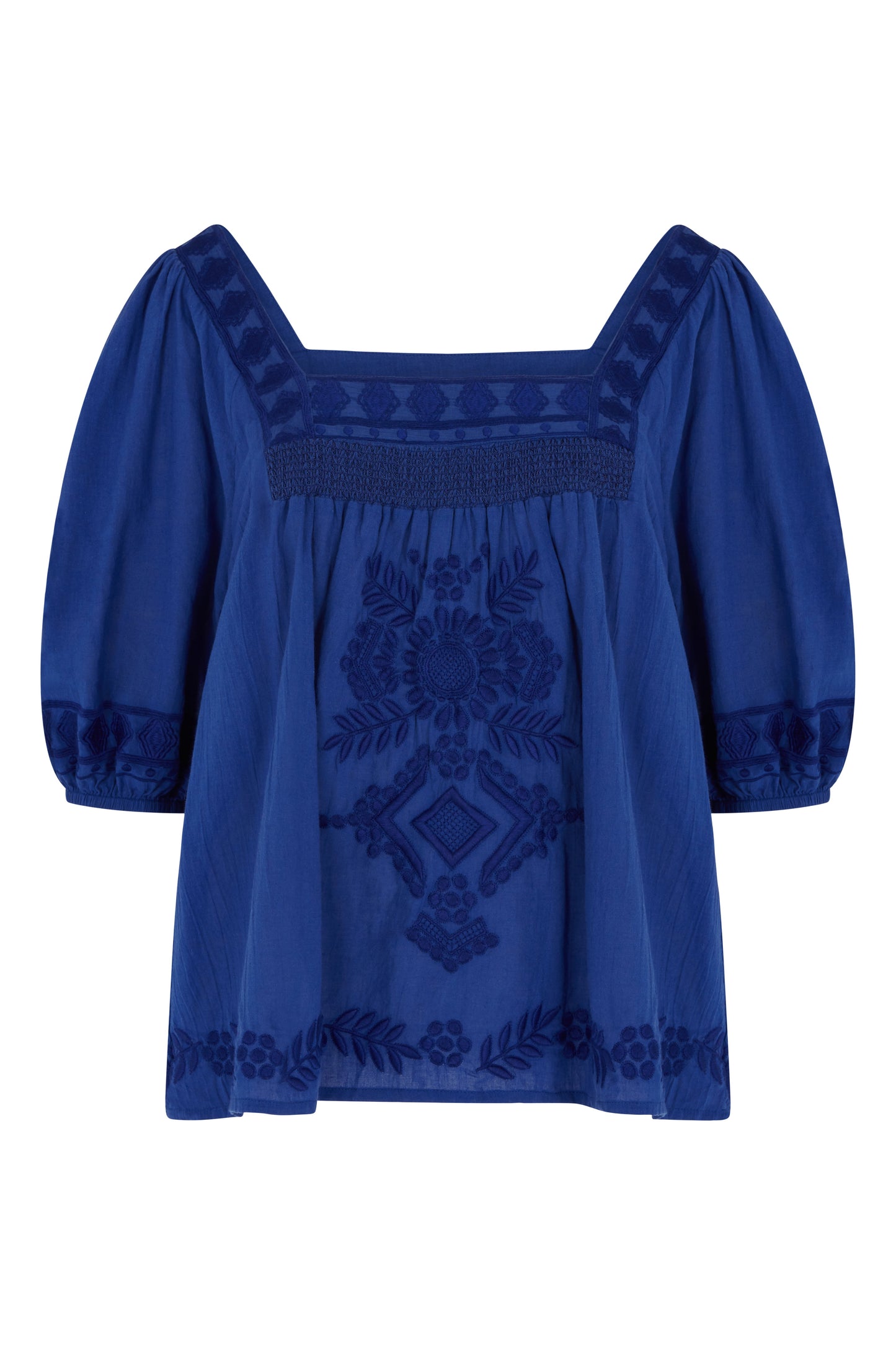 Rhea Blouse in Blue