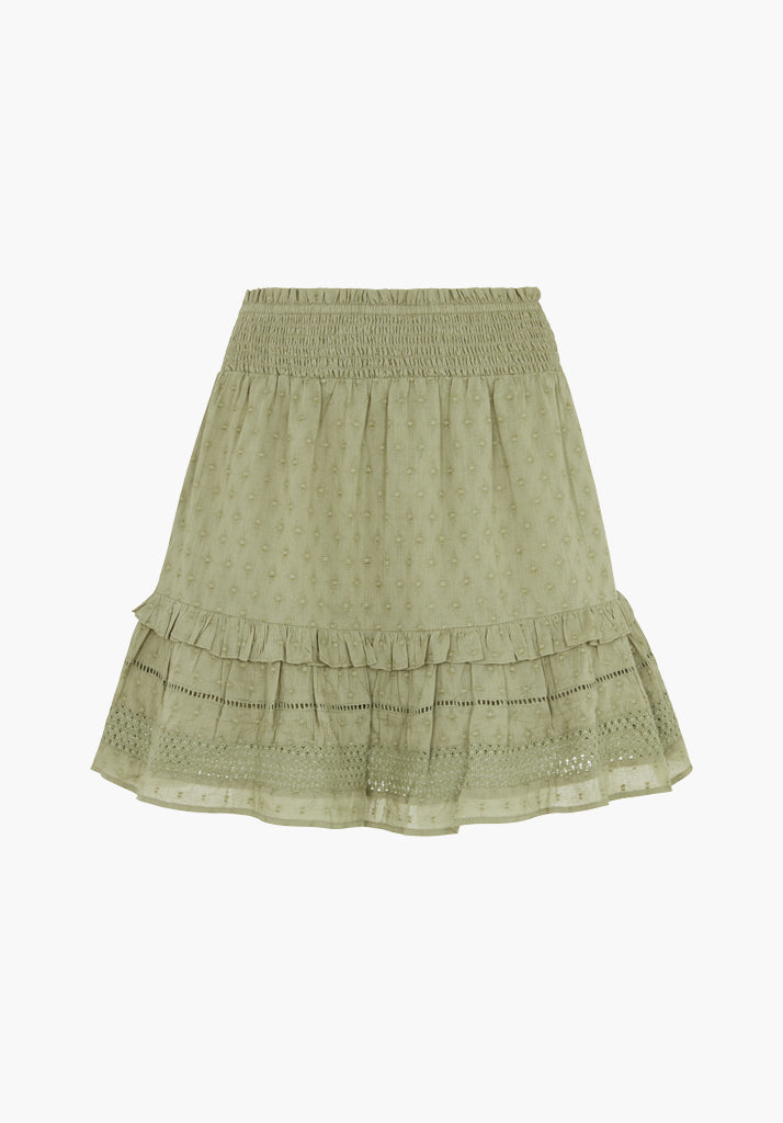 Skye Mini Skirt in Light Green